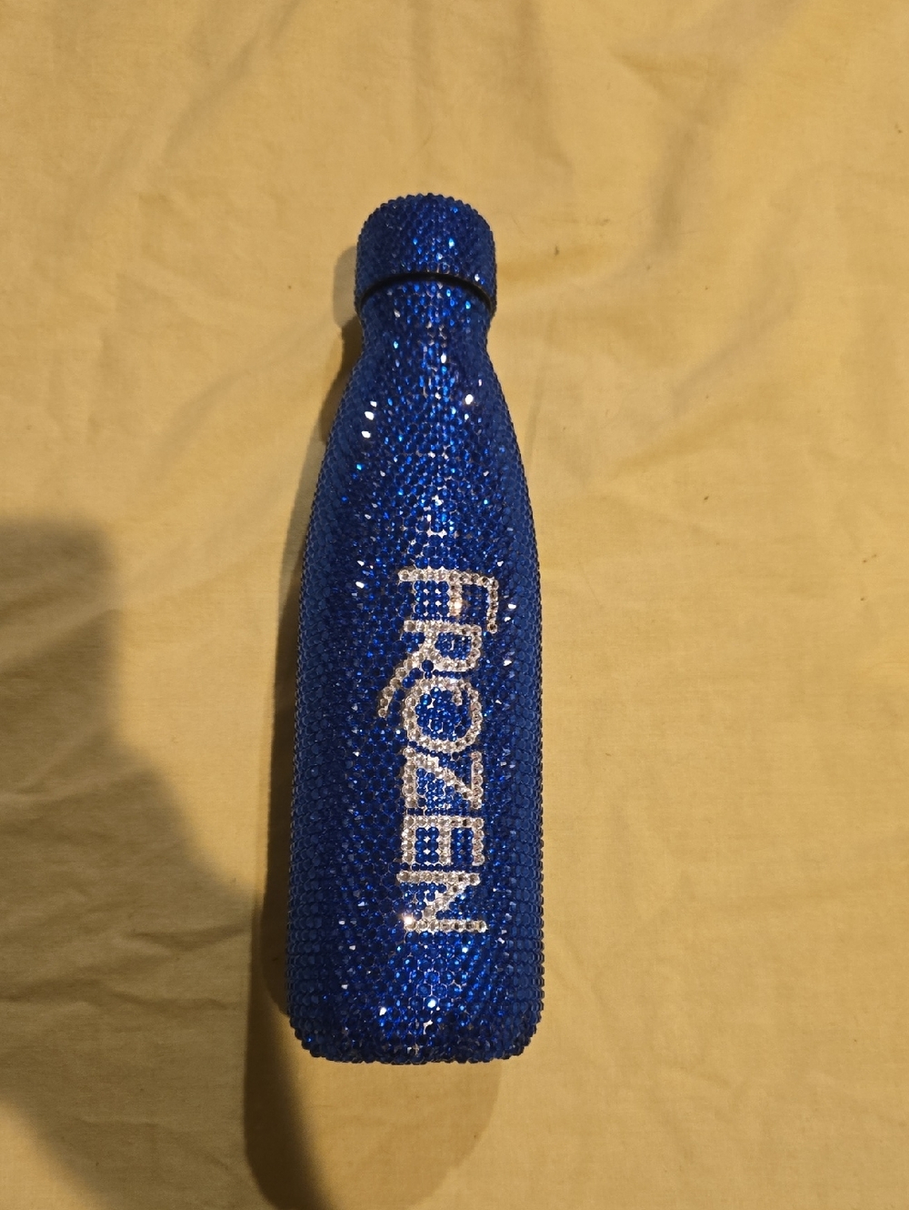 Frozen On Broadway Rhinestone Water Bottle